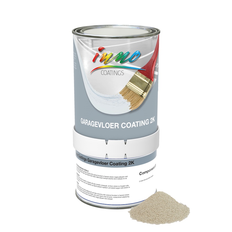 Garagevloer Coating 2K met antislip