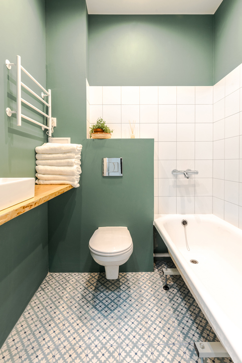 badkamer verven met betonverf