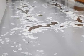 garagevloer verven na reparatie