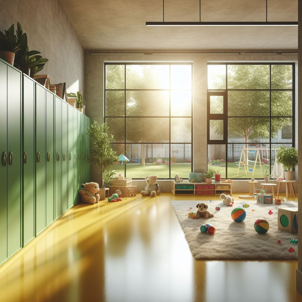 Kunststof coating kinderdagverblijf