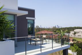 balkon met betonverf